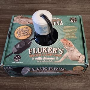 Deluxe Clamp Lamp with Dimmer - Black